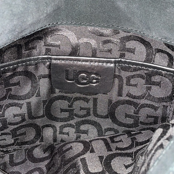 UGG Shearling & Suede Shoulder Bag/ Clutch black - Picture 4 of 4